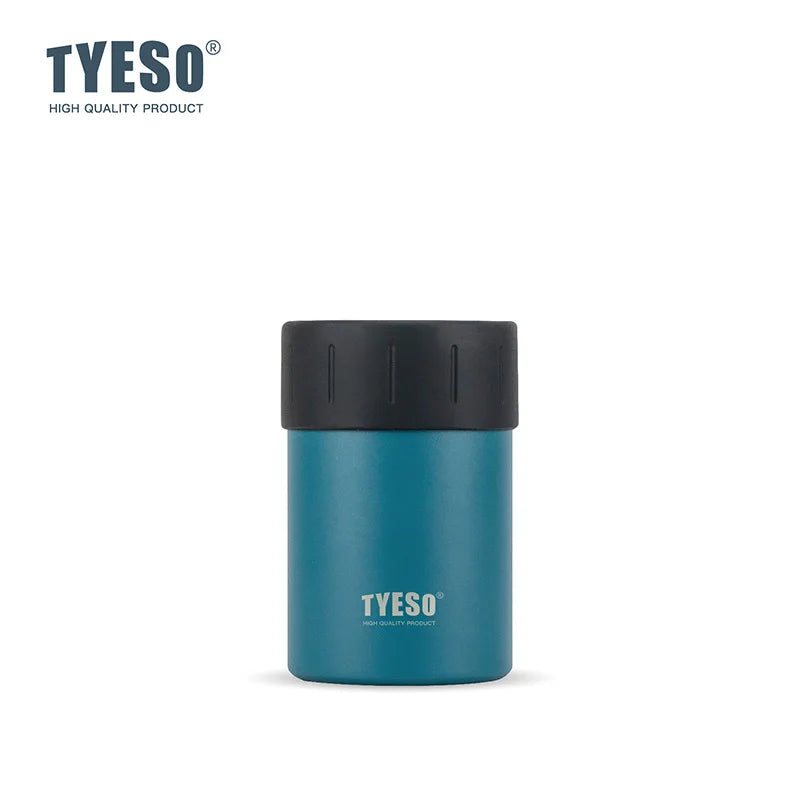 TYESO Stainless Steel Beer Can Holder12/18oz Keep Warm and Cold Vacuum Portable Sweat-Proof Anti Slip Design Accessoires Thermos