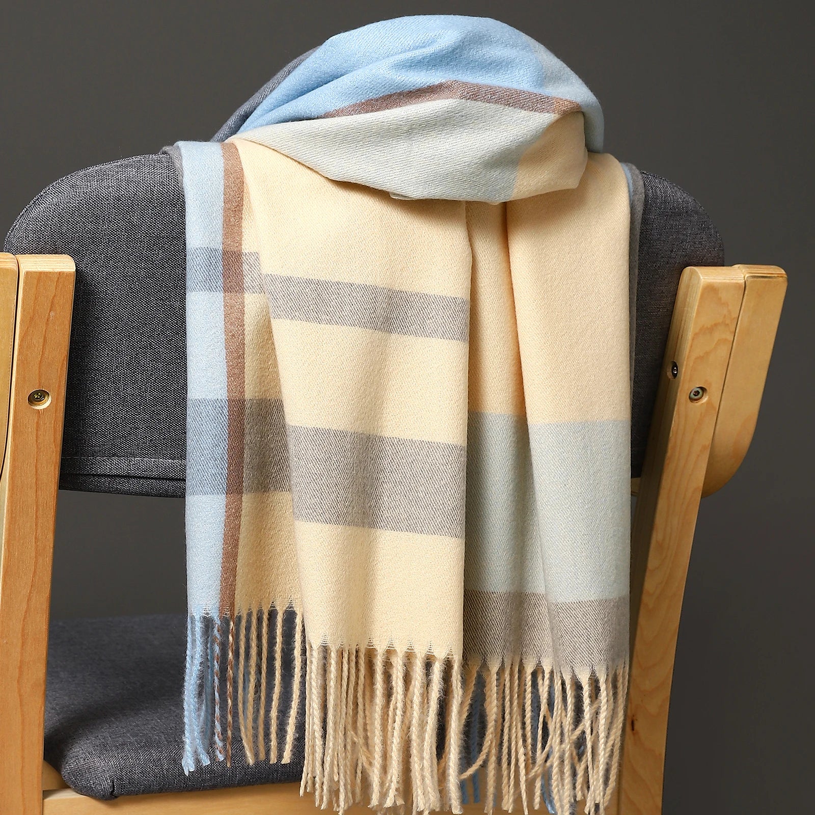 200*70cm Oversize Classic Plaid women scarf Cashmere Shawl men wrap Superior quality thickening female bandanna pashmina muffler