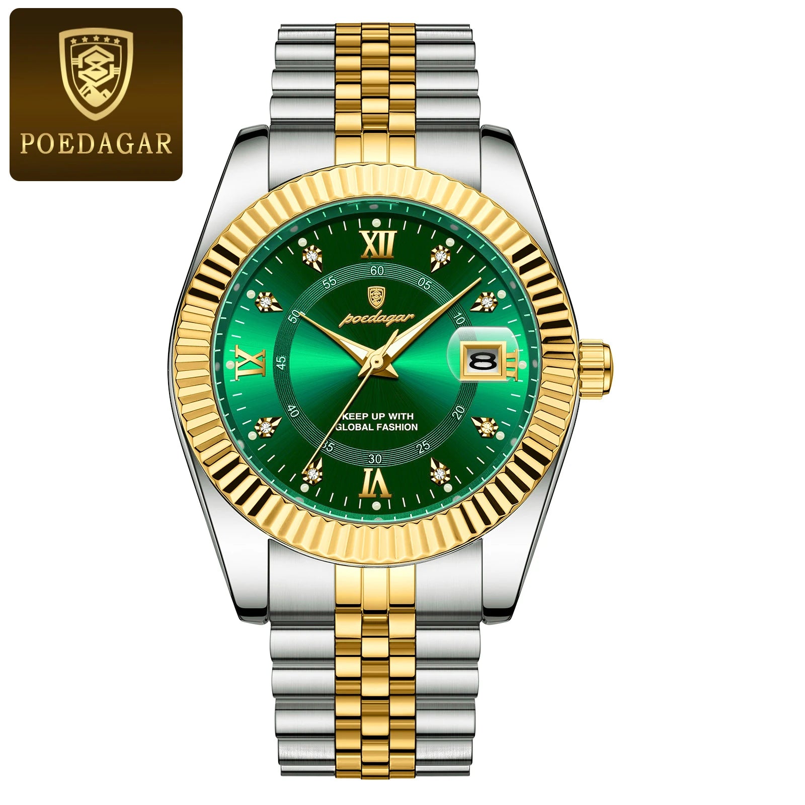 POEDAGAR Luxury Sport Wrist Watch For Man Waterproof Luminous Date Men Watch Quartz Stainless Steel Men's Watches Male Reloj+box - Madeinsea©