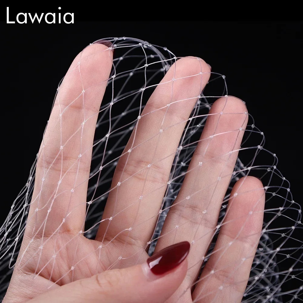 Lawaia Monofilament-Nylon-Fischernetz, Wurfnetz mit Aluminiumring und Eisenanhänger, USA/RU-Lager