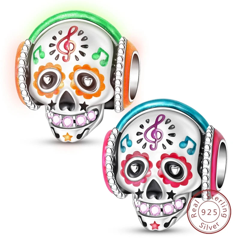 Halloween 925 Sterling Silver Design Charms Beads Pendants Suitable for Original Bracelet DIY Exquisite Making Jewelry