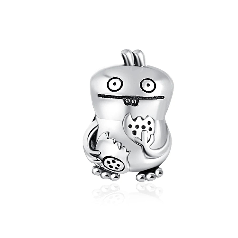 New 925 Silvering Cartoon Cat Spider Rabbit All Saints' Day Charm Bead fit Original Pandora Bracelet Trinket DIY Women Jewelry