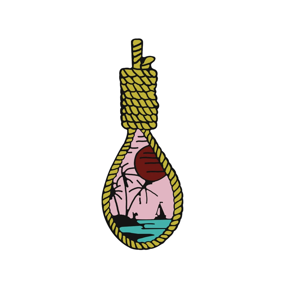 Enjoy Summer Holiday Brooch Cartoon Sea Beach Sunglasses Pins for Friends Drink Cup Ice Cream Tree Enamel Badge Bag Jewelry Gift