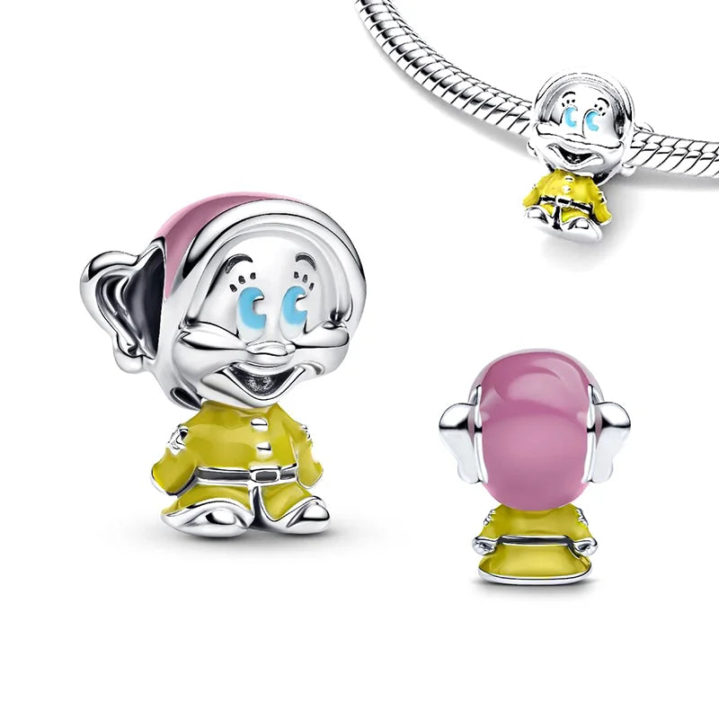 NEW in Charm Disney Cheshire Cat Charm beads Suitable for Original Women Stitch Bracelet Necklace Pendant Jewelry Holiday gifts