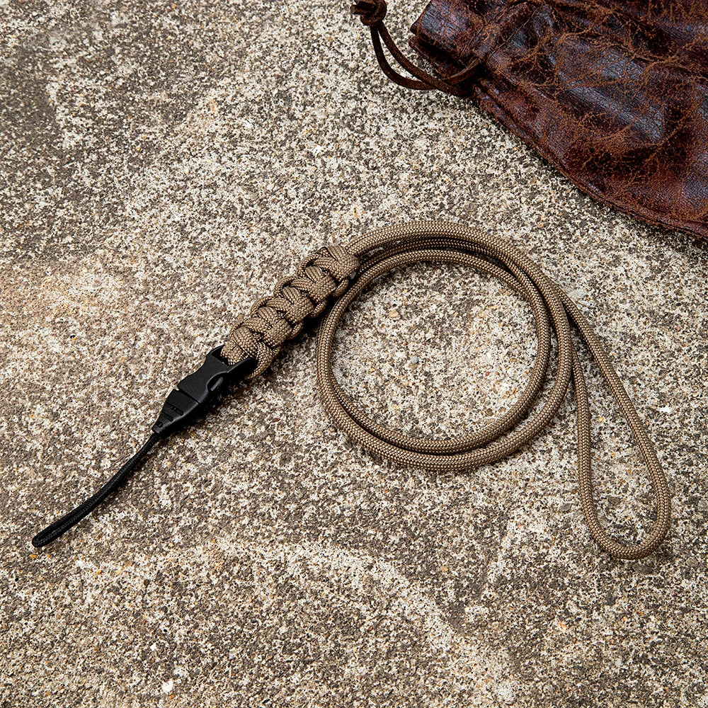 MKENDN 50CM Nylon Paracord keychain Mobile Phone Neck Straps Keychains ID Card Lanyard Necklaces Outdoor Camping Emergency Rope