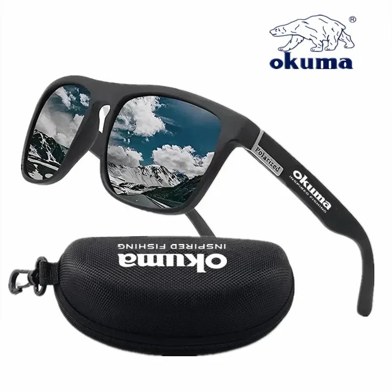 Okuma Polarized Sunglasses Original UV400 for Men and Women Outdoor Hunting Fishing Driving Bicycles Sunglasses Optional Box