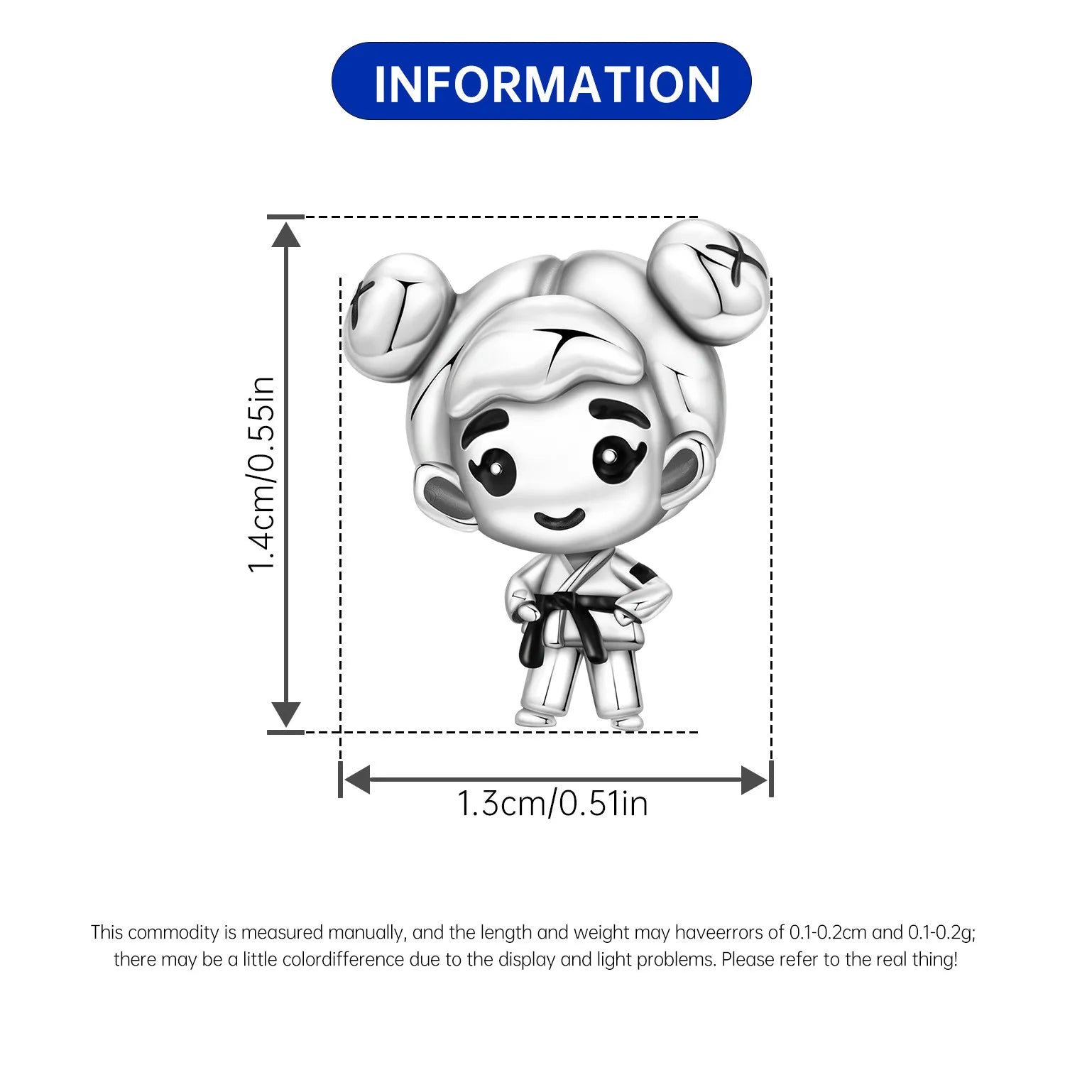 PANPOKI 925 Sterling Silver Cartoon Girl Model Beads Original Pendants Bracelet Charm Jewelry Party DIY Trendy Gifts
