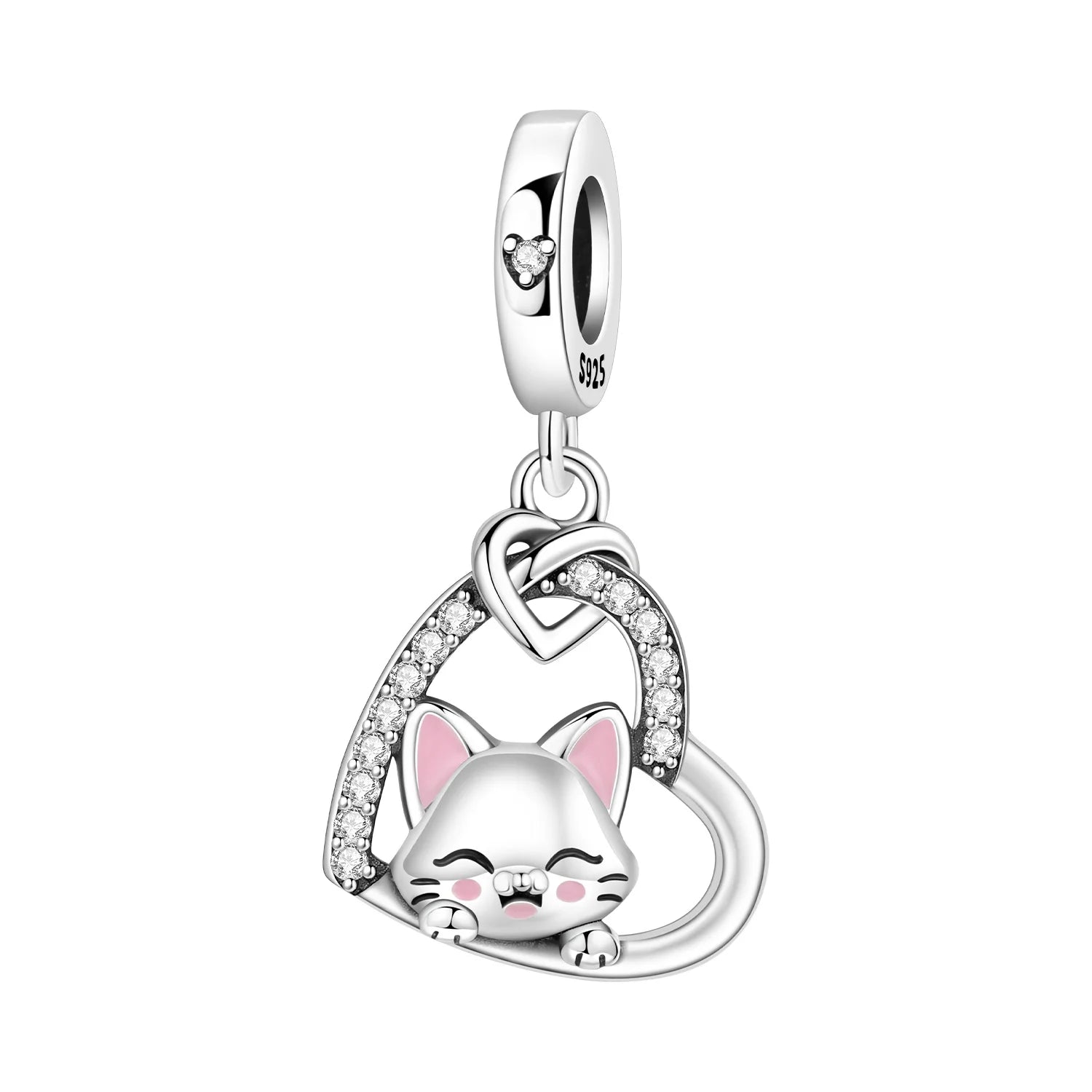 PANPOKI 925 Sterling Silver Cute Penguin Animals Pendant Beads Original Pendants Bracelet Charm Jewelry Party DIY Trendy Gifts