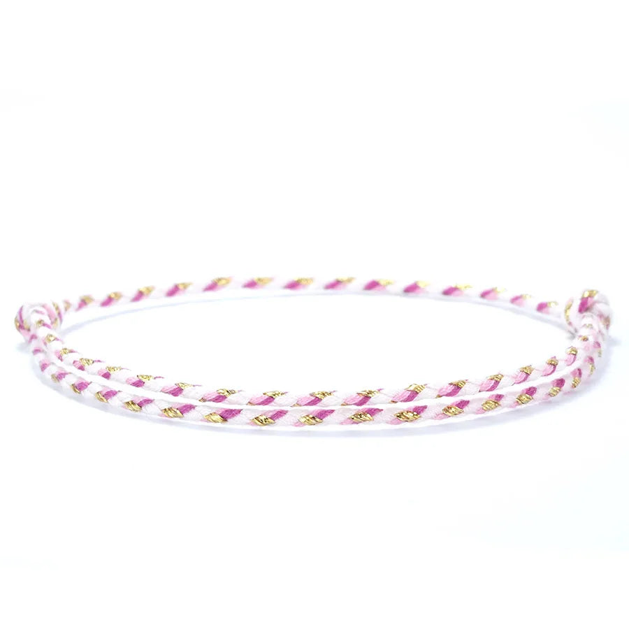 Minimalist 2mm Thin String Bracelet Unisex Handmade Weaven Adjustable Lucky Chinese Cord Tibetan Braslet Casual Pulseria Joias