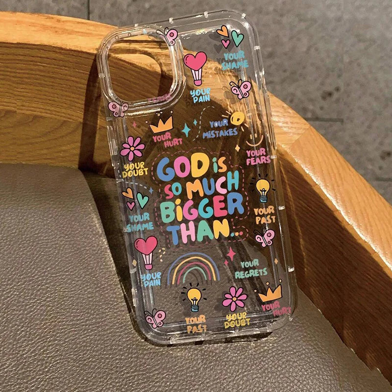 Colorful Slogan Print Clear Phone Case for Xiaomi Mi 14 12T 13T 12 13 11 Lite 5G NE Poco X6 X3 F5 Pro Soft Protection Cover