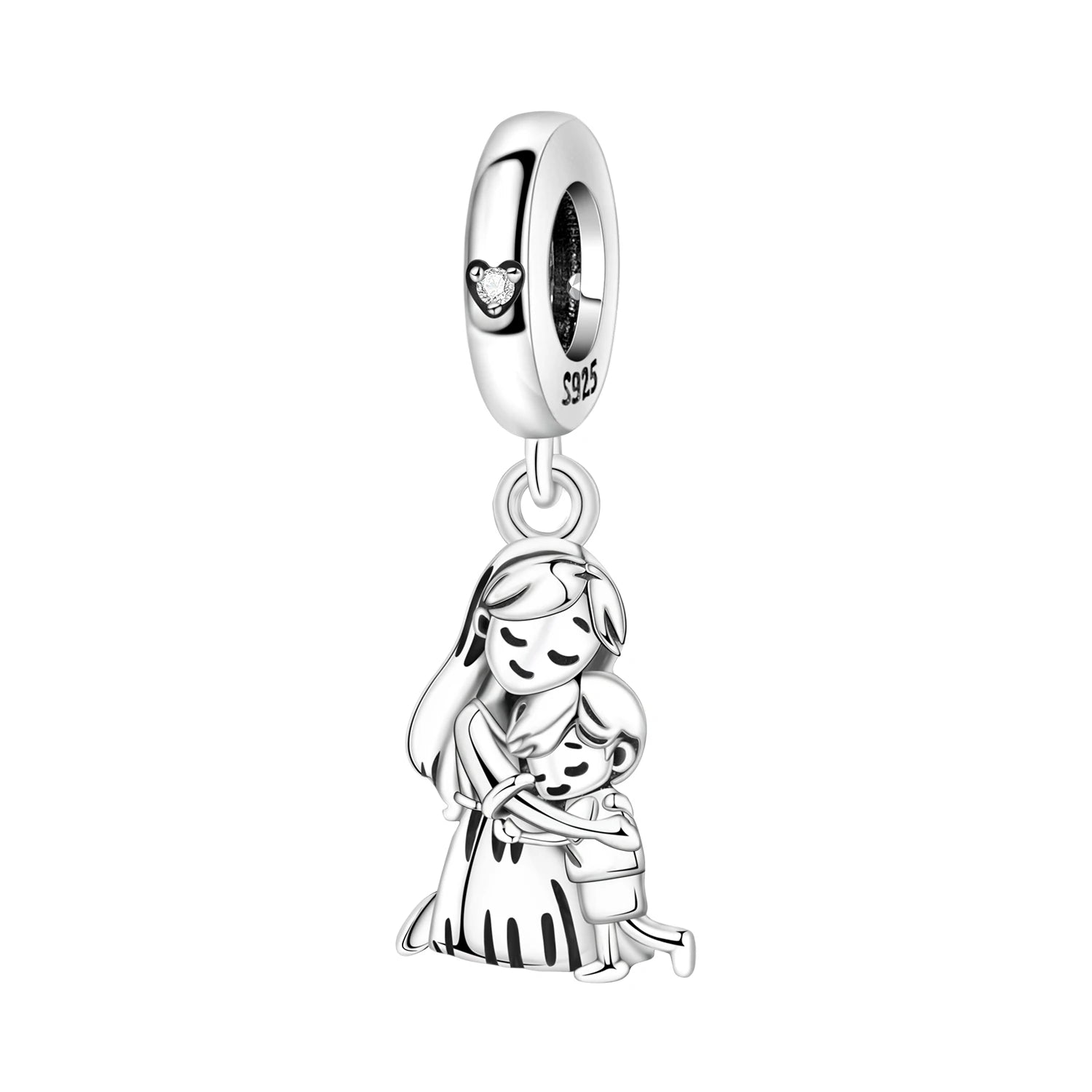 PANPOKI 925 Sterling Silver Love Family Life Tree Beads Original Pendants Bracelet Charm Jewelry Party DIY Trendy Gifts