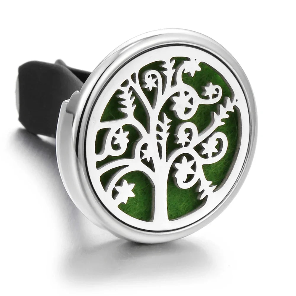 10PCS/LOT Wholesale Car Perfume Diffuser Car Clips Pendants Lockets Perfume Essential Oil Diffuser Aromatherapy Pendant Necklace