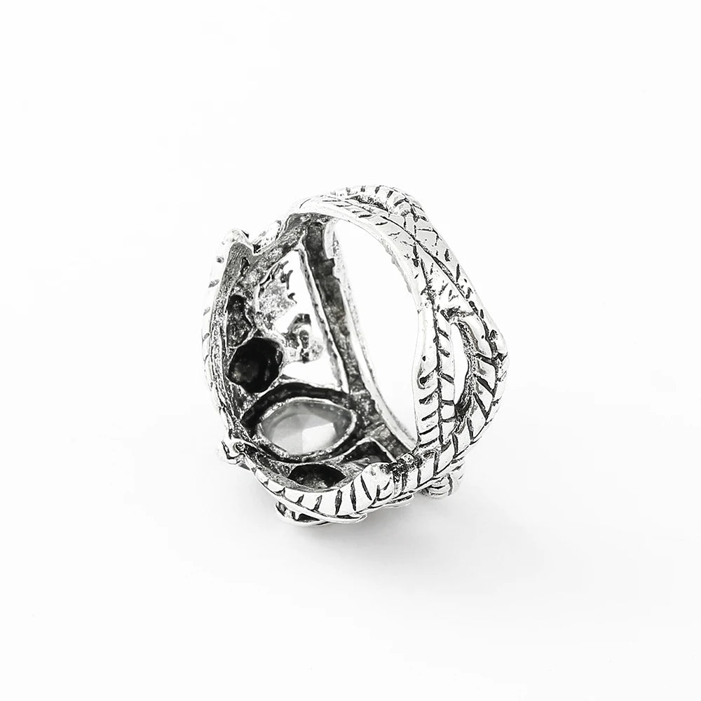 Lord Ring of Barahir, Aragorn, Gondor, Green Crystal Rings, Cosplay Creativity, Personality Jewelry, Gifts for Men - Madeinsea©