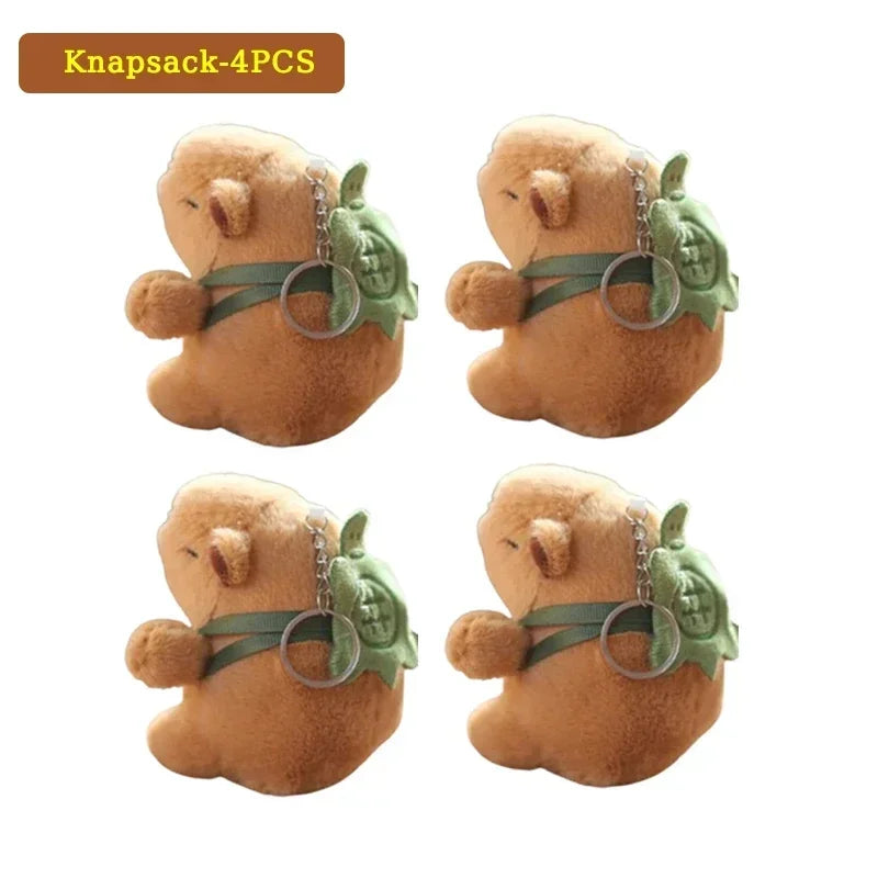 1-20PCS Water Dolphin Cotton Red Lovely Cute Creative Cute Capybara Pendant Plush Toy Doll Bag Charm Keychain Doll Doll Dolls