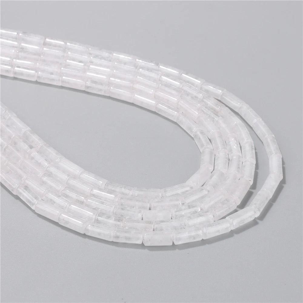 5x9mm Natural Cylinder Column Stone Bead Agat Aventurine Amethyst Jasper Quartz Loose Spacer Beads DIY Necklace Earring Bracelet