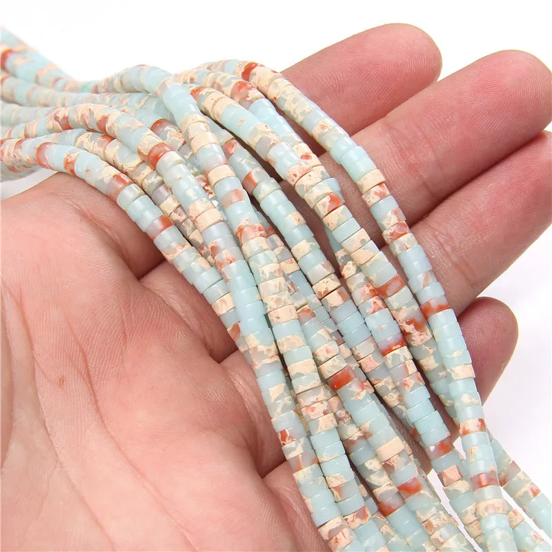 New Arrival Pink Stone Bead Natural Rose Quartzs Jades Jaspers Rondelle Shape Loose Beads For Jewelry Making  Accessories 2x4mm