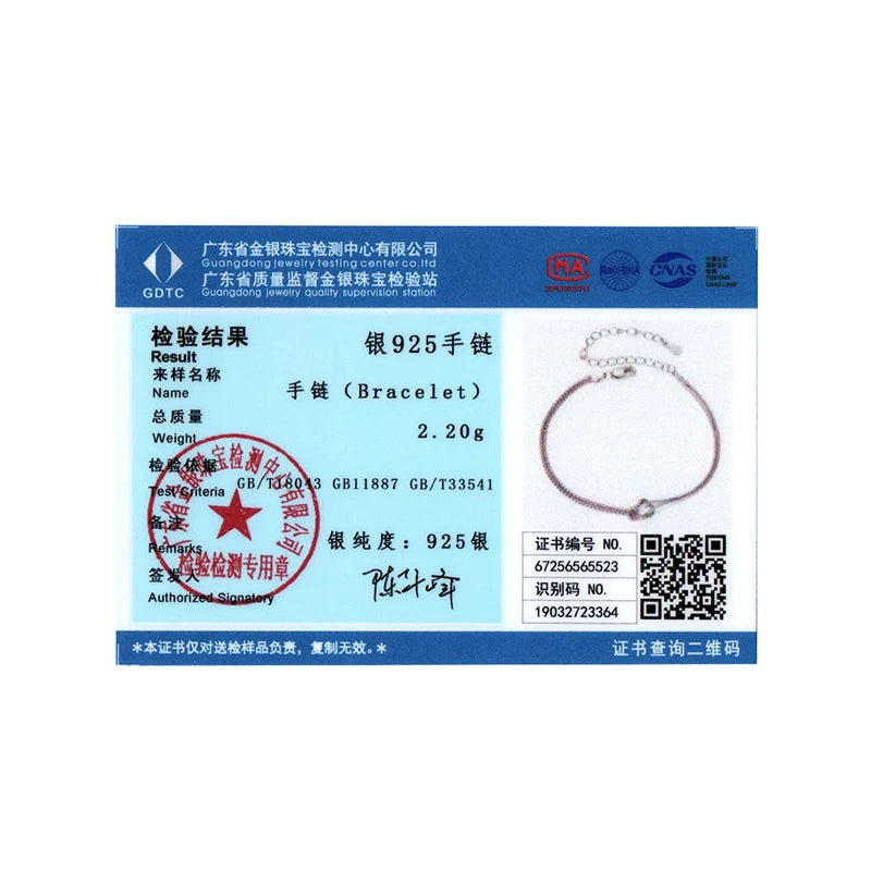 BISAER 925 Sterling Silver Crossed Bracelet Double Layer Adjustable Chain Plated White Gold for Women Wedding Fine Jewelry Gift