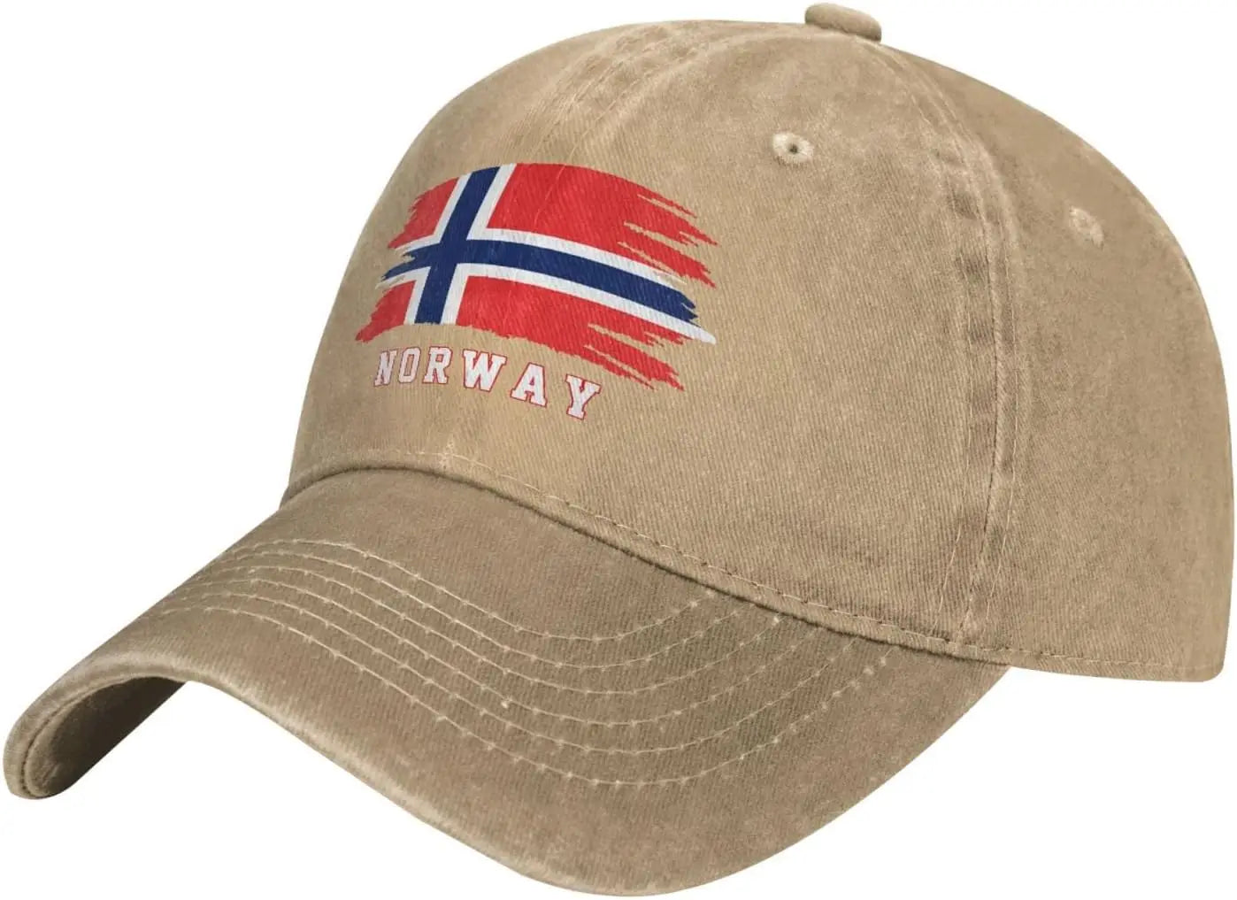 Norway Flag Norse Baseball Cap Denim Cotton Mens Adjustable Hat Patriotic Caps