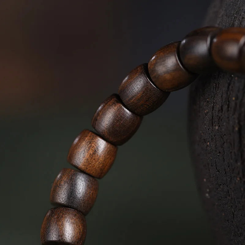 MKENDN Natural Wooden Beads Bracelet Tibetan Buddha Rosary Handmade Bracelets Men and Women Yoga Meditation Prayer Beaded GIfts - Madeinsea©