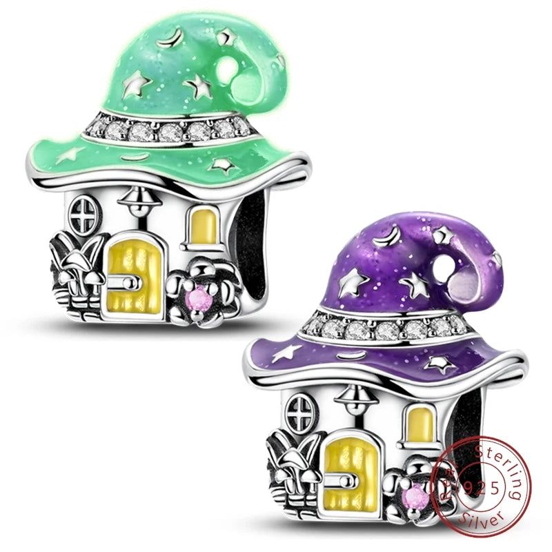 Halloween 925 Sterling Silver Design Charms Beads Pendants Suitable for Original Bracelet DIY Exquisite Making Jewelry