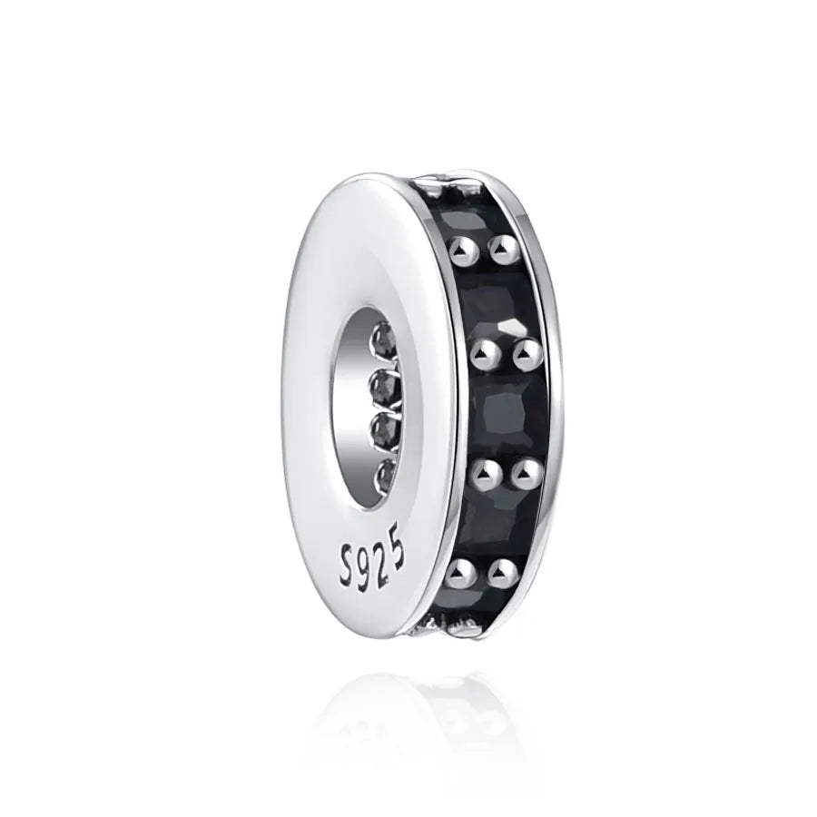 New European Style 925 Silver Black, Bagua, Watch Computer, Camera, Cat, Bead Pendant, Original Bracelet DIY Women's Jewelry