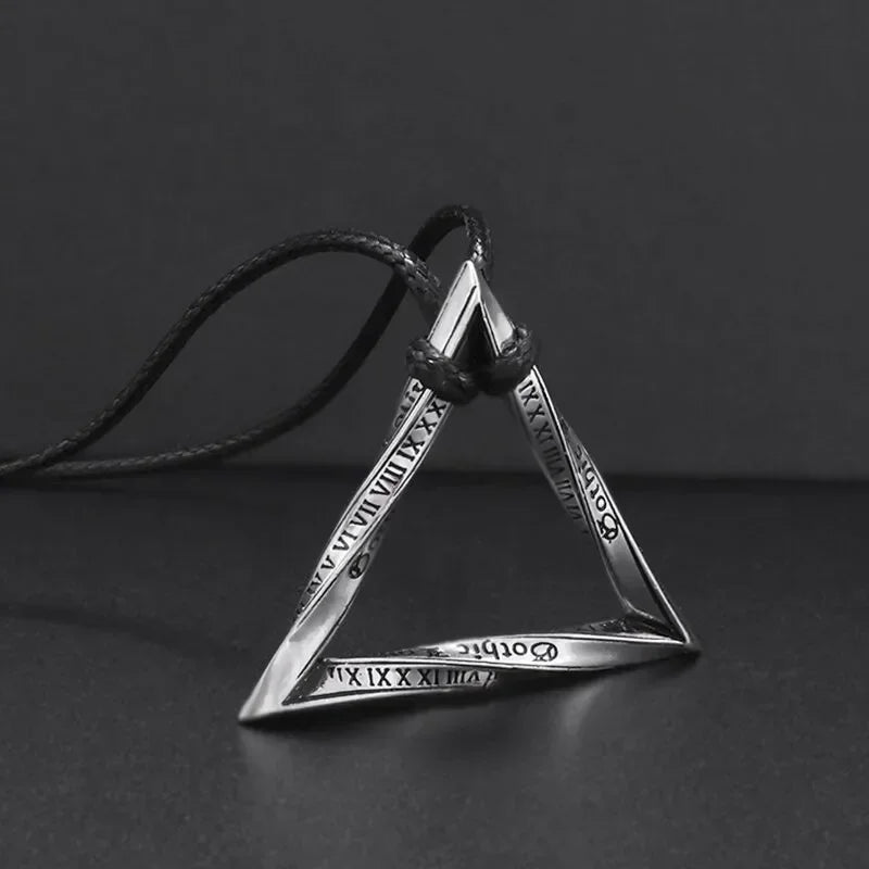 Retro Neptune Poseidon Trident Necklace Ukraine National Emblem Pendant Men\\\\\\'s Fashion Cool Trendy Jewelry Accessories