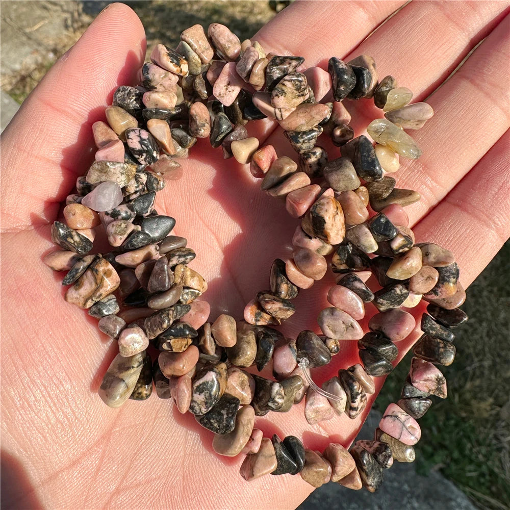 5-8mm Natural Blue Moonstone Beads White Cat Eye Crystals Opal Stone Loose Bead For Jewelry Making DIY Necklace Bracelet Rings