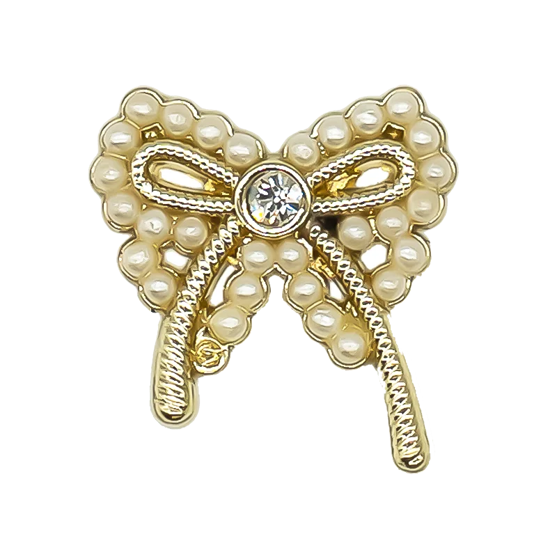 1pcs Metal Shoe Charms for Women Girls Flower Tulip Heart Butterfly Daisy Luxury Pearl Shoe Decorations Pins Sandal Accessories