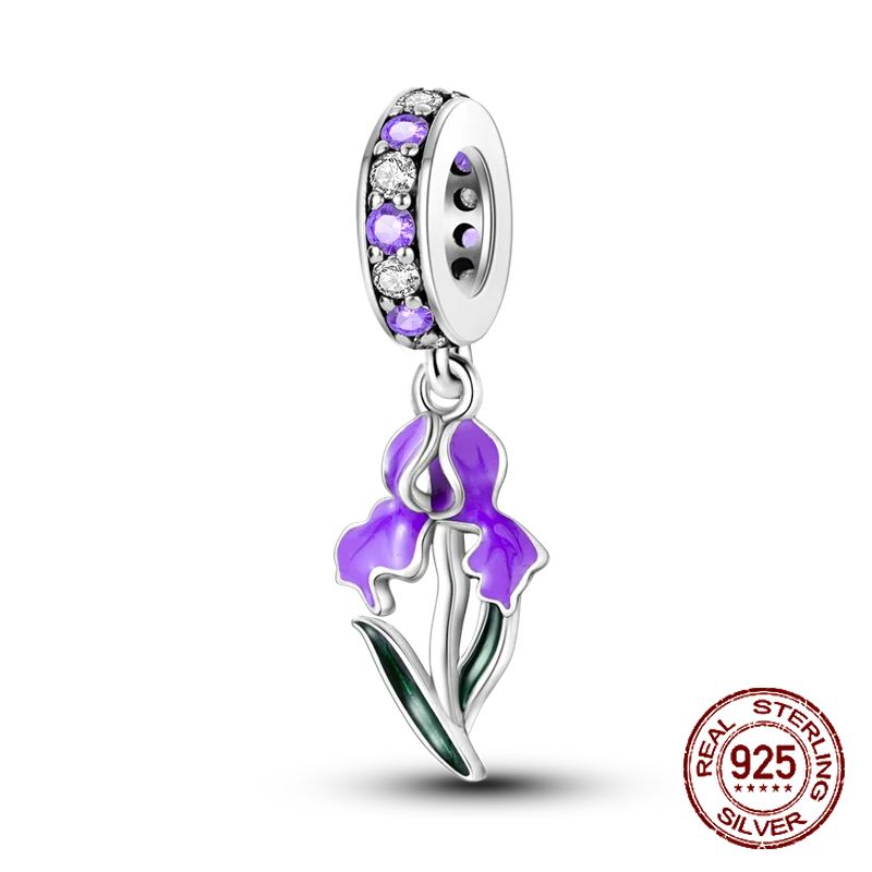 Schmetterling Blume Tier Perlen Fit Pandora Original armband charms Silber 925 Halskette pendientes mujer für Frauen Schmuck machen