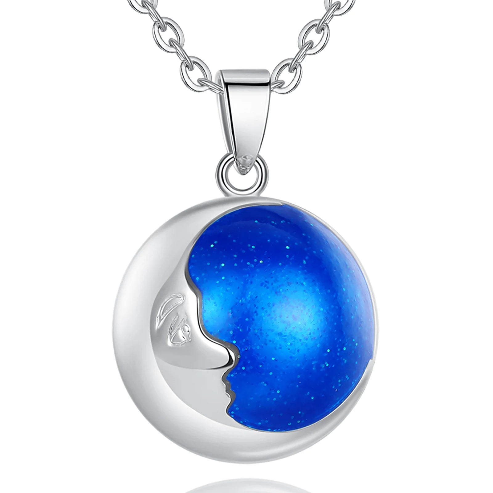 Eudora Collier Bola de Grossesse Necklace Moon Angel Caller Musical Bell Pendant llamador de ángeles Jewelry for Maternity Gift