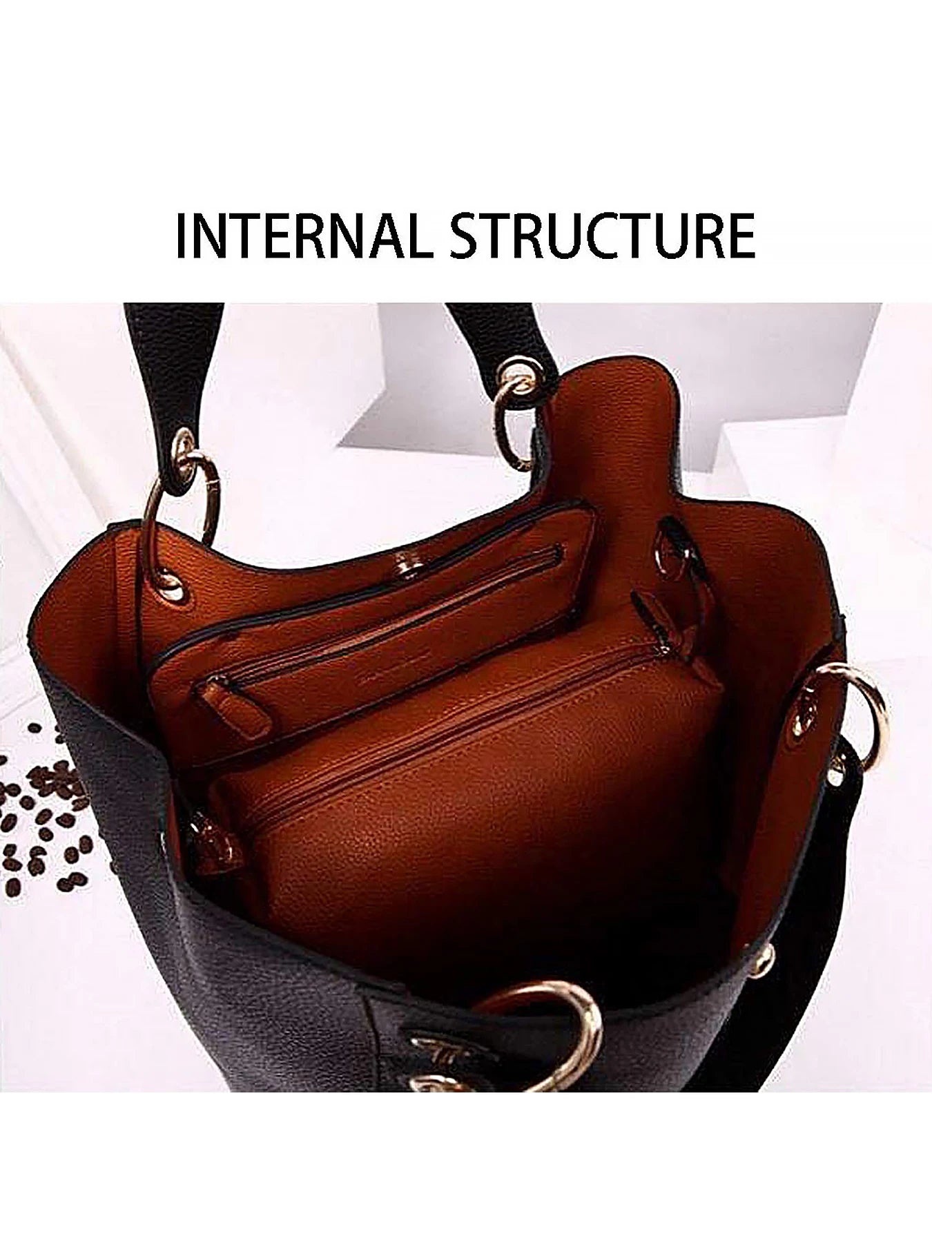 Pahajim Handbags for Women Large Tote Bag PU Leather Waterproof Handbags Shoulder Bag Womens Top Handle Bag for Work Shopping Ba - Madeinsea©