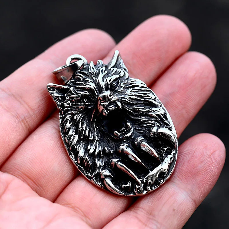 BEIER 2022 new Cross border jewelry domineering cool wolf head titanium steel ring men cast stainless steel animal BP8-113