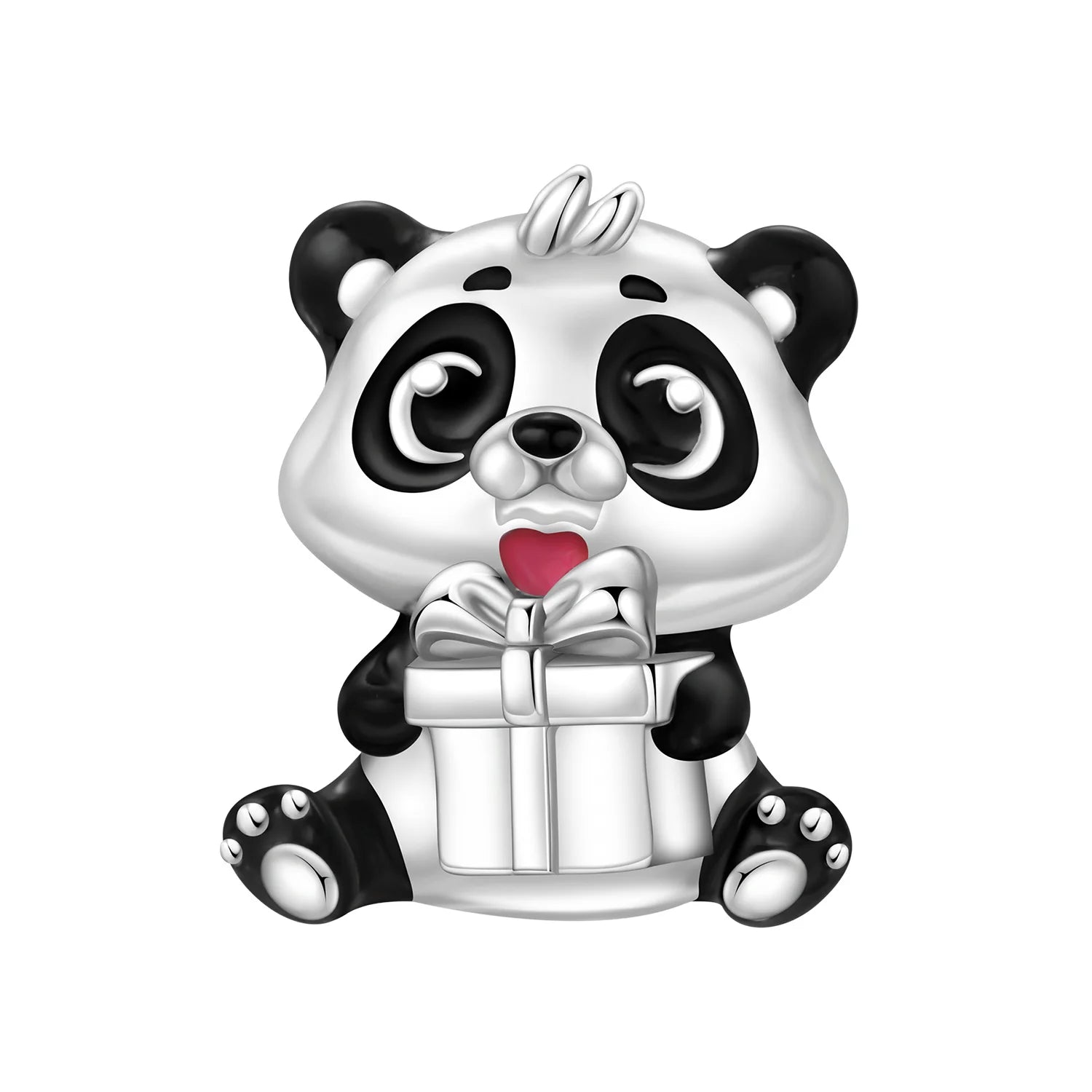 PANPOKI 925 Sterling Silver Cute Koala Animal Pendant Beads Original Pendants Bracelet Charm Jewelry Party DIY Trendy Gifts