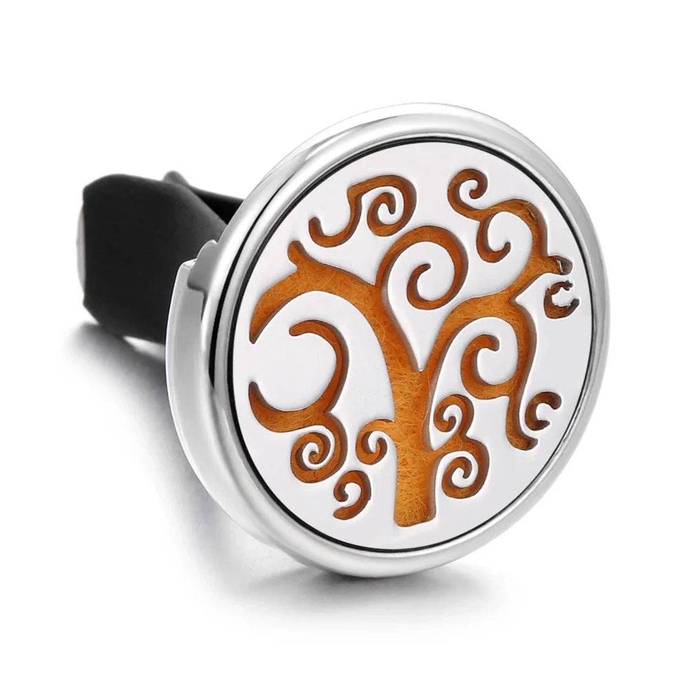 10PCS/LOT Wholesale Car Perfume Diffuser Car Clips Pendants Lockets Perfume Essential Oil Diffuser Aromatherapy Pendant Necklace