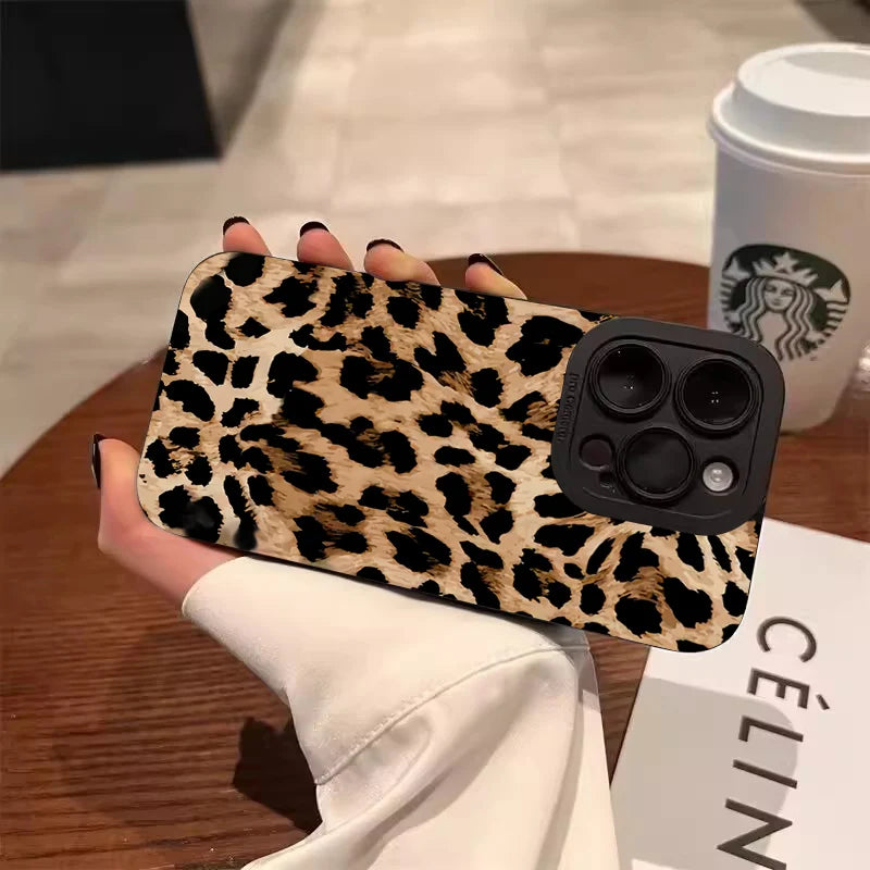 Animal Print Leopard Print Phone Case for Xiaomi Mi 14 13 12 11 Lite 5G 14T 13T 12T 12X Poco M6 X6 X5 X3 F5 F6 Pro 4G Soft Cover