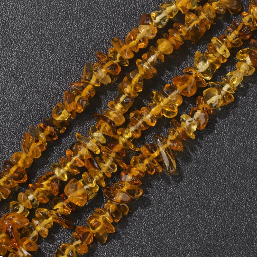 5-8MM Colorful Irregular Glass Beads Dyed Transparent Crystal Chips Beads Fit DIY Women Jewelry Bracelet Necklace Earring