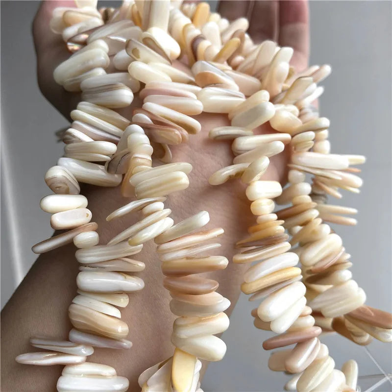 100% Natural Shell Beads White Mother Of Pearl Heart Oval Star Butterfly Irregular Shape Charms Bead For Jewelry Making DIY 15"