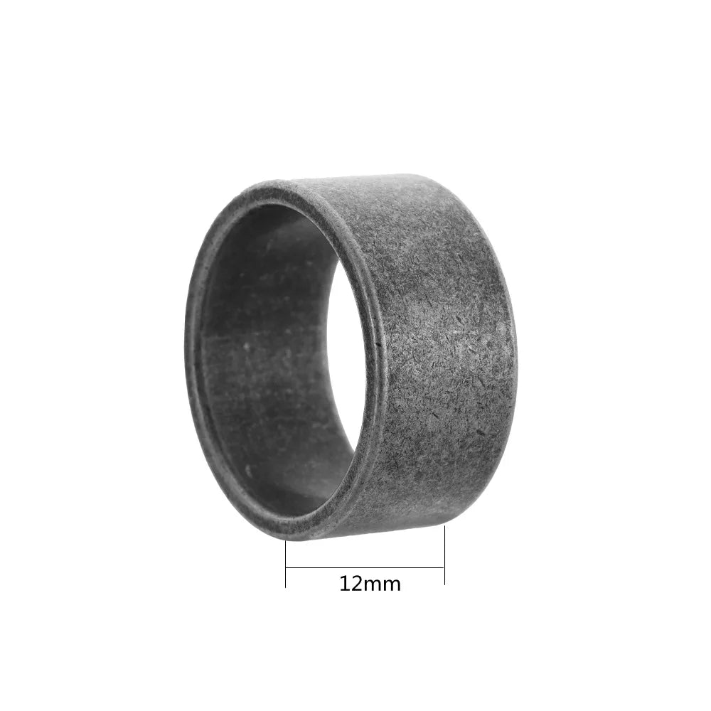 Retro Metal 8/10/12mm Antique Distressed Wide Ring For Men Stainless Steel Ring Punk Gothic Rock Hiphop Accessories Jewelry Gift