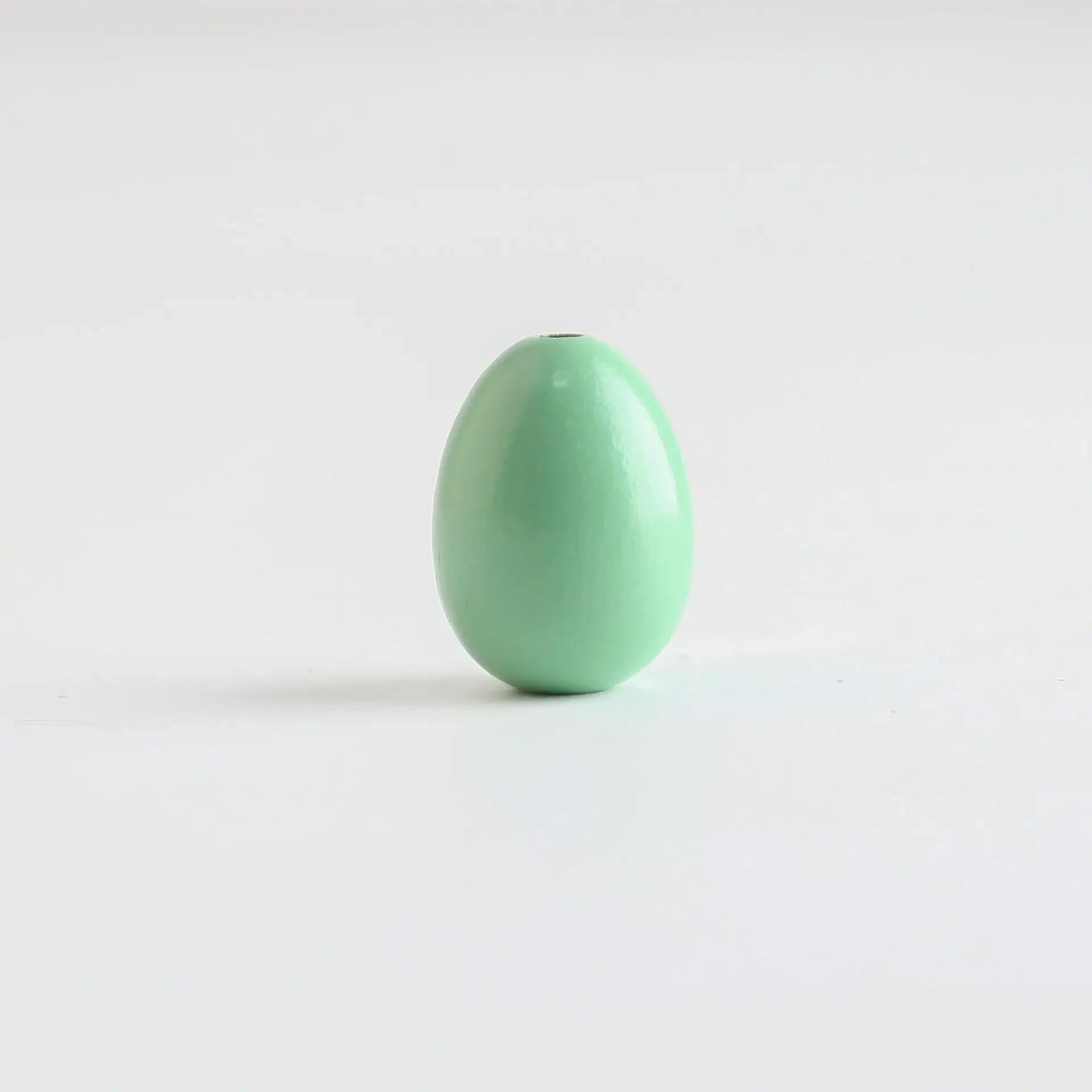 10Pcs/Pack Easter Day Painted Eggs Wooden Beads DIY Kids Toys Bracelet Accessories