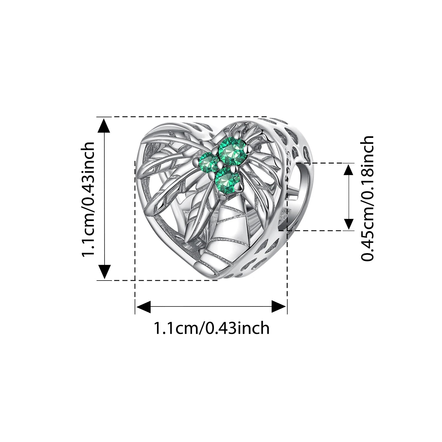 BISAER 925 Sterling Silver Fantasy Turtle Octopus Charm Bead Starfish Seahorse Fishtail Pendant for Women DIY Bracelet Jewelry