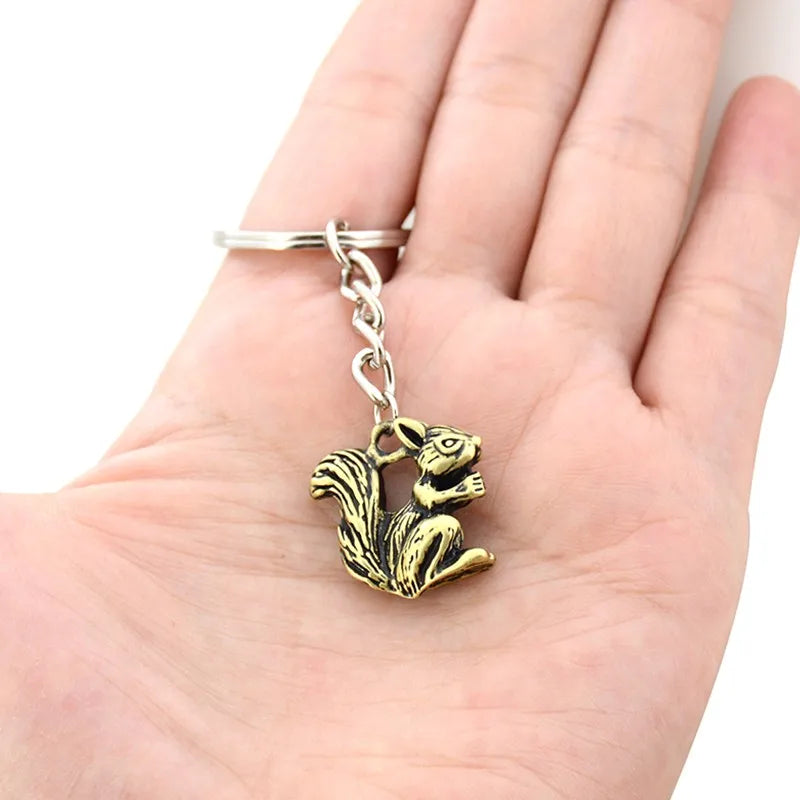 Vintage 3D French Bulldog&Pug Key Chains Cute Animals Keychains Keyring Pet Fashion Jewelry Boyfriend Girls Gift Accessories