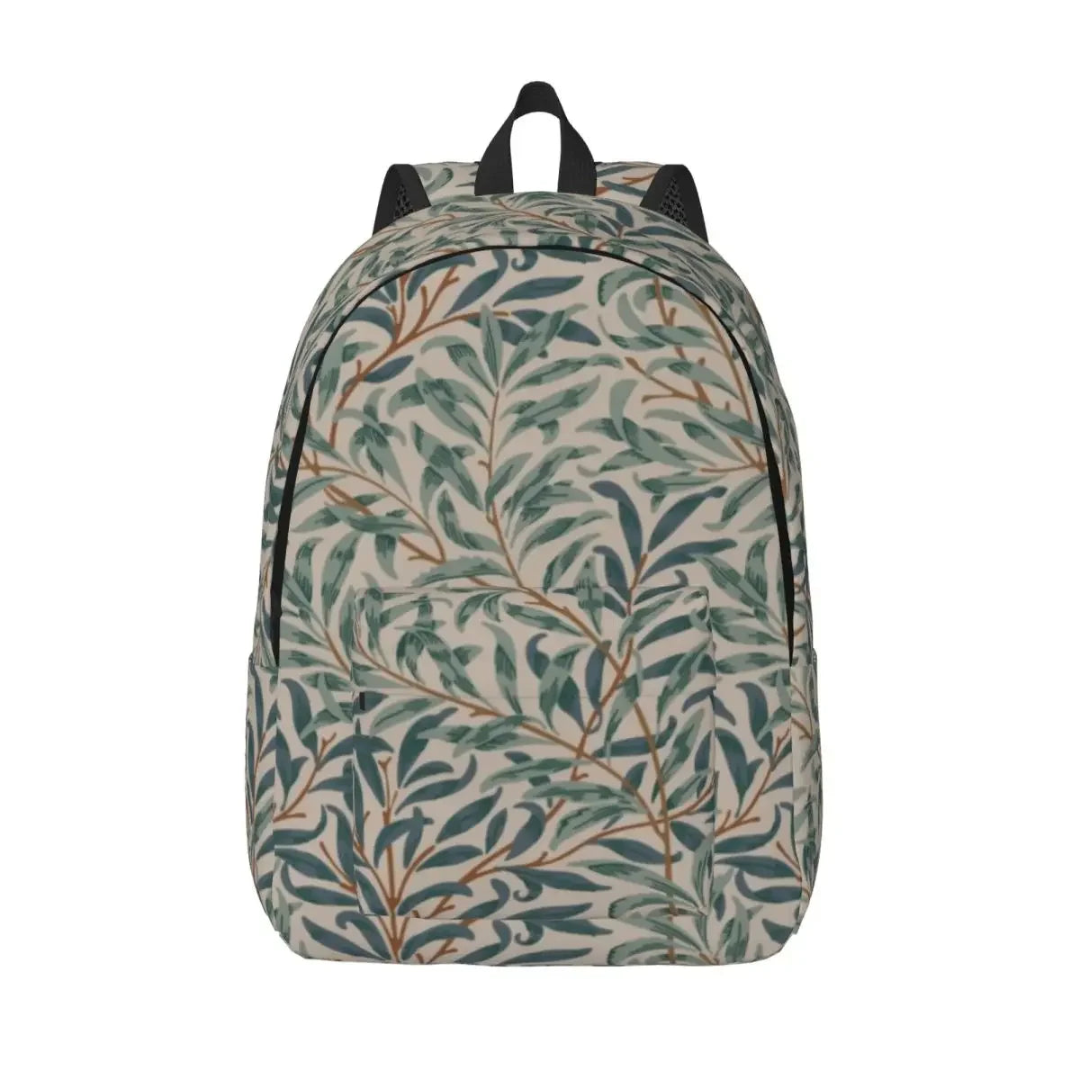 William Morris Art Canvas Backpacks for Women College School Students Bookbag Fits 15 Inch Laptop Floral Textile Pattern Bags
