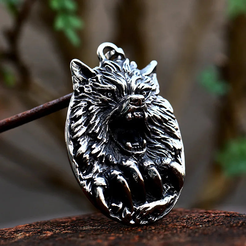 BEIER 2022 new Cross border jewelry domineering cool wolf head titanium steel ring men cast stainless steel animal BP8-113