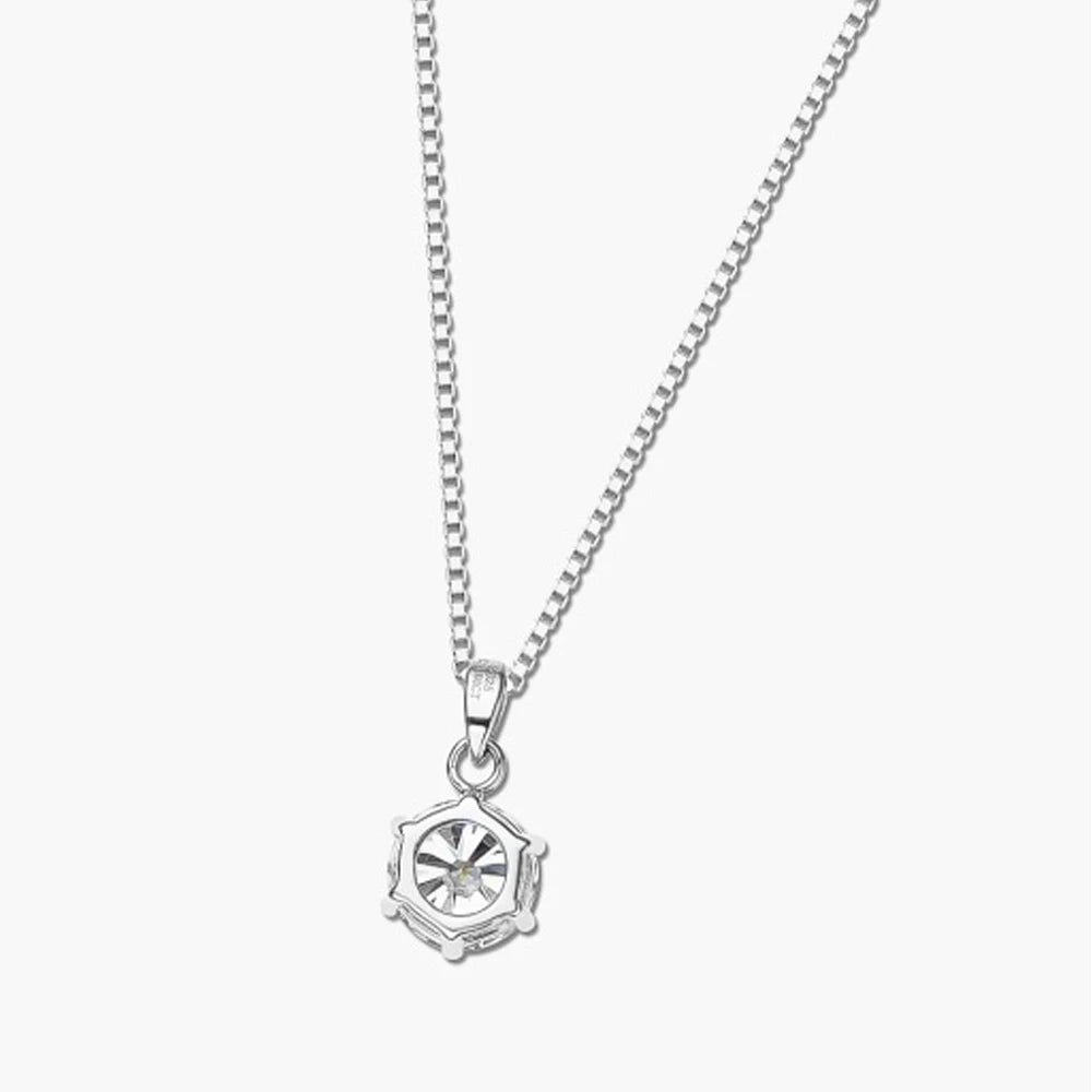 Serenity 1-10ct D Color Big Moissanite Pendant Necklace Women Wedding Gift S925 Sterling Silver Sparkling Lab Diamond Neck Chain - Madeinsea©