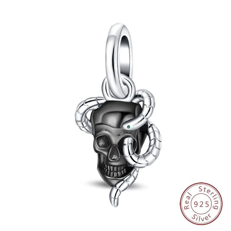 Halloween 925 Sterling Silver Design Charms Beads Pendants Suitable for Original Bracelet DIY Exquisite Making Jewelry