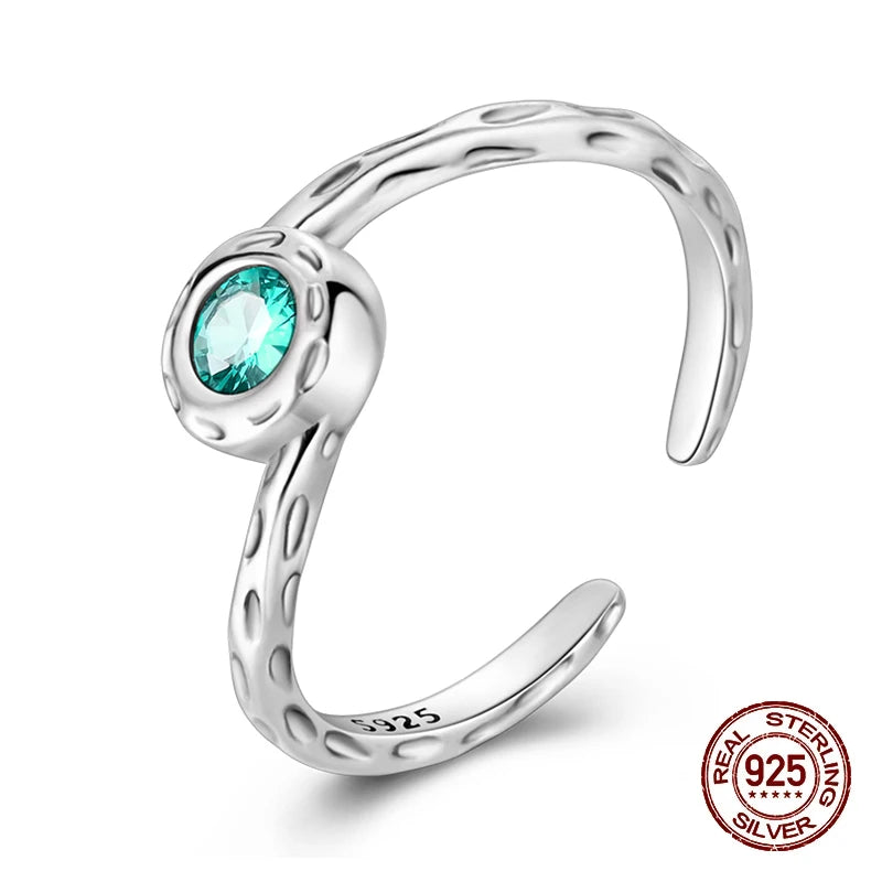 Rings For Women 100% 925 Sterling Silver Shiny Dragonfly Heart Shaped Hollow Open Rings Fine Wedding Engagement Jewelry Gift