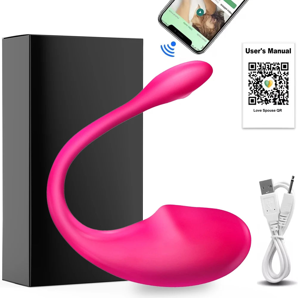 Wireless Bluetooth G Spot Vibrator for Women Dildo APP Remote Control Wear Vibrating Egg Clit Female Panties Sex Toys for Adults - Madeinsea©