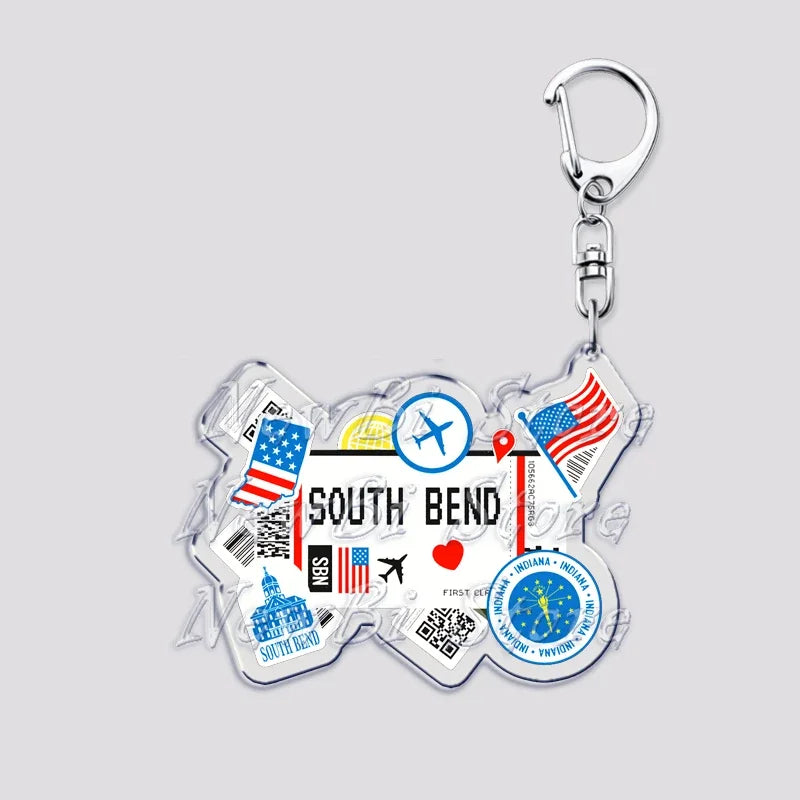 Hot Boarding Pass Keychains for Accessories Bag  NEW YORK TOKYO SEOUL PARIS LONDON Travel Souvenir Tickets Keyring Friends Gifts