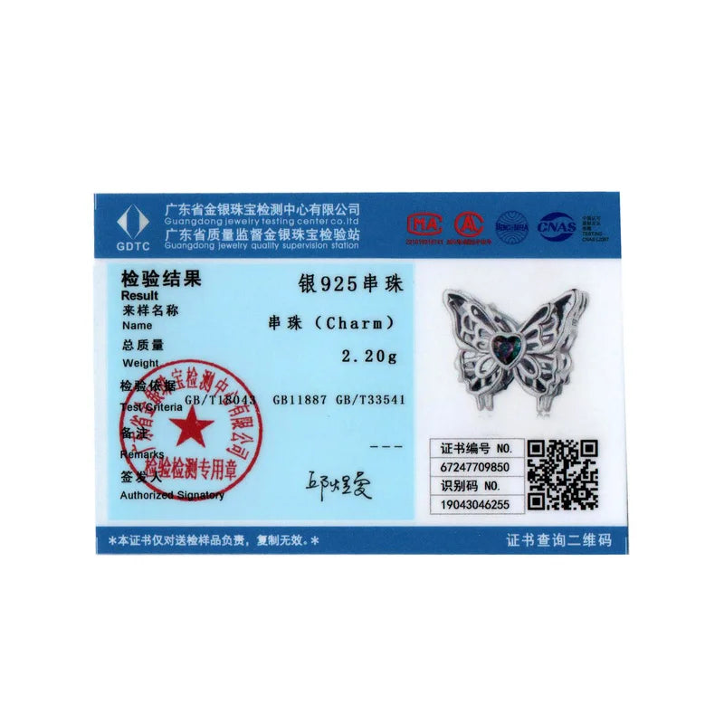 BISAER 925 Sterling Silver Vintage Elephant God Dragon Charm Perle Pendentif Croix Fit Femmes DIY Bracelet &amp; Collier Fine Jewelry