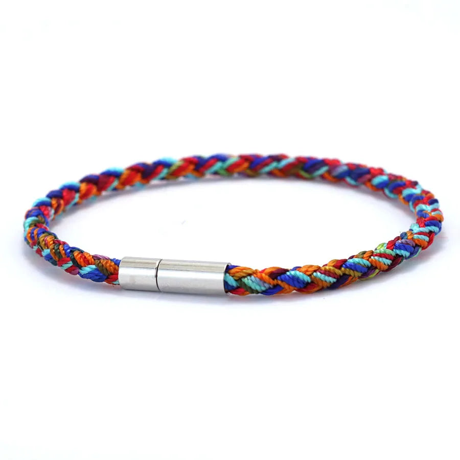 5 Colors Grade A Ruyi Dragon Scale Rope Bracelet Unisex Handmade Braided Ethnic Lucky String Braslet Bangle Friendship Braclet